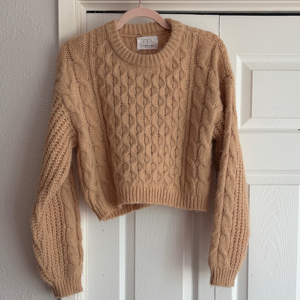 Zara Kids 13-14Y Cable Knit Sweater